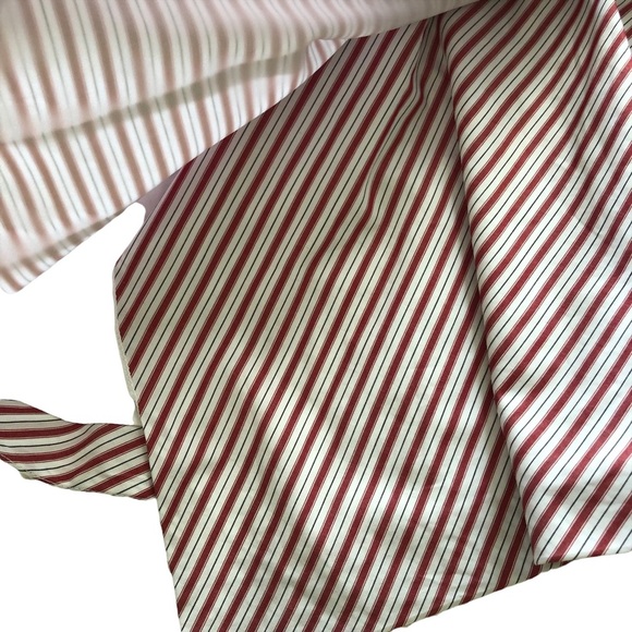 Zara tie wrap asymmetrical striped mini skirt - Picture 2 of 8